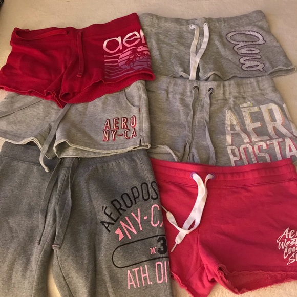 Lot of 6 brand new Aeropostale shorts XS - Picture 2 of 3